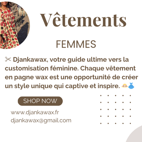 Bienvenue sur Djankawax, votre escale incontournable pour l'élégance africaine contemporaine, vêtement,sacs,bijoux,chaussures, custom, personnalisation,accessoires,perruque,Ludo,Artisanat,