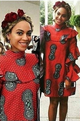 Beyonce, Les Célébrités en wax, Vente et Customisation de tissus pagne wax en ligne, Djankawax,