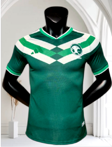 Maillot Football Arabie Saoudite 2026, vert, version fan ou player, Jerseys soccer, Adidas, Coupe du monde, Djankawax, 