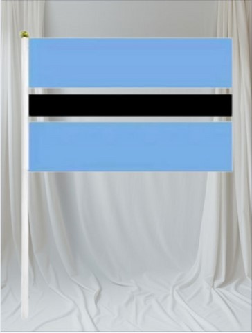 Drapeau mains Botsana, lot de 5/10/20/50/100 pieèces,