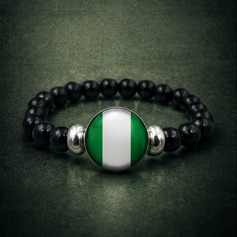 Bracelet Perles drapeau Nigéria
