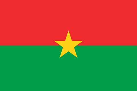 Burkina Faso, Drapeau national, Supporters, Fans, Football, Pays Afrique, Caf, Can,