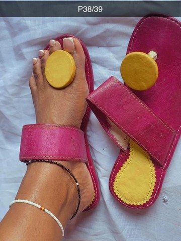 Sandales, Artisanat Cameroun, mules en tissu pagne wax africain,Djankawax,