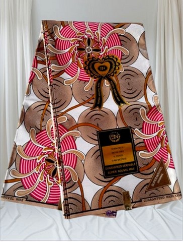 African wax loincloth 6 yards, ventes solidaire,lafermedeleo,La ferme de Léo,