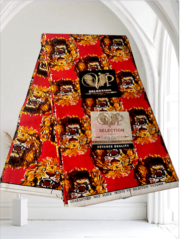 African wax loincloth 6 yards, ventes solidaire,lafermedeleo,La ferme de Léo,