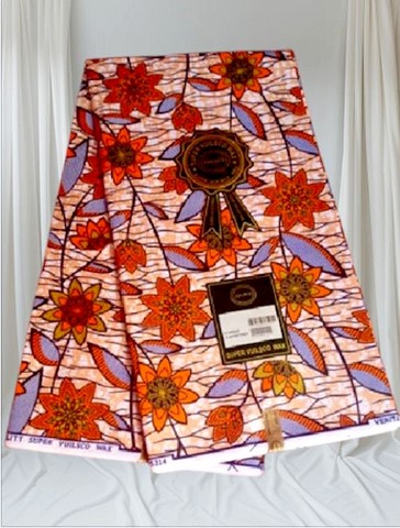 African wax loincloth 6 yards, ventes solidaire,lafermedeleo,La ferme de Léo,