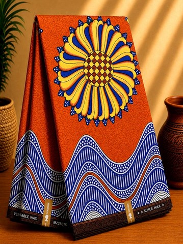 African wax loincloth 6 yards, ventes solidaire,lafermedeleo,La ferme de Léo,