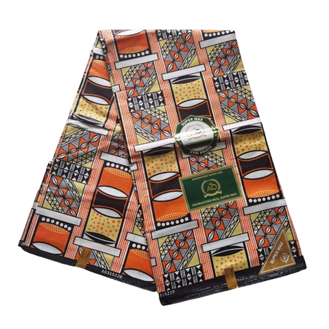 African wax loincloth 6 yards, ventes solidaire,lafermedeleo,La ferme de Léo,