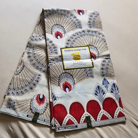 African wax loincloth 6 yards, ventes solidaire,lafermedeleo,La ferme de Léo,
