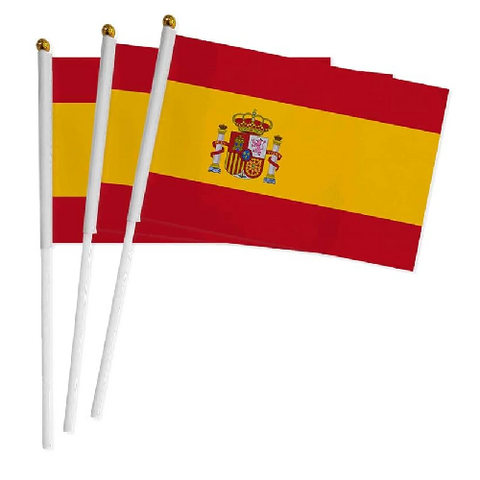 Drapeau main Espagne, Supporters portuguais, Fans, Drapeaux, Football, 