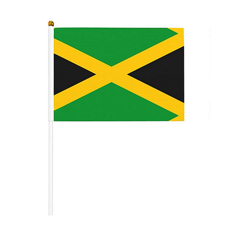 Drapeau main Jamaïca , Supporters, Fans, Football, Jamaïque,