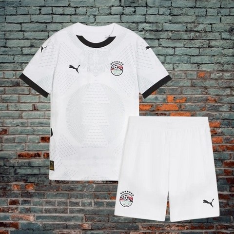 Ensemble Football Enfant Maillot + Short, blanc, Egypte,