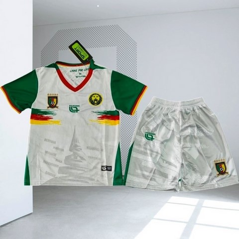 Ensemble Football Tunisie Enfant Maillot + Short, 2026.  Blanc, AiglesDeCarthage, SupporterTunisien, Can, Caf, Afrique,