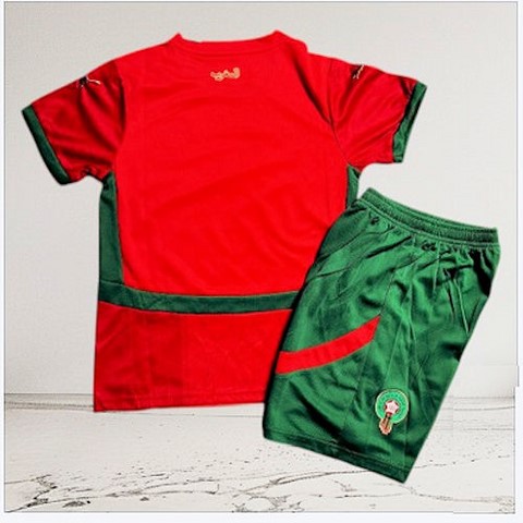 Ensemble Football Enfant Maillot + Short, Maroc,