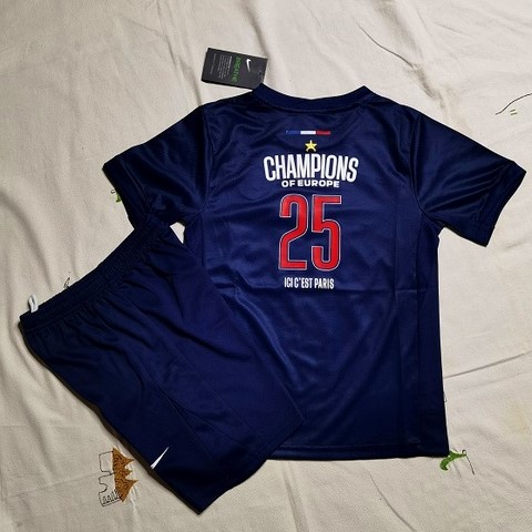 Ensemble Football Enfant Maillot + Short, PSG,