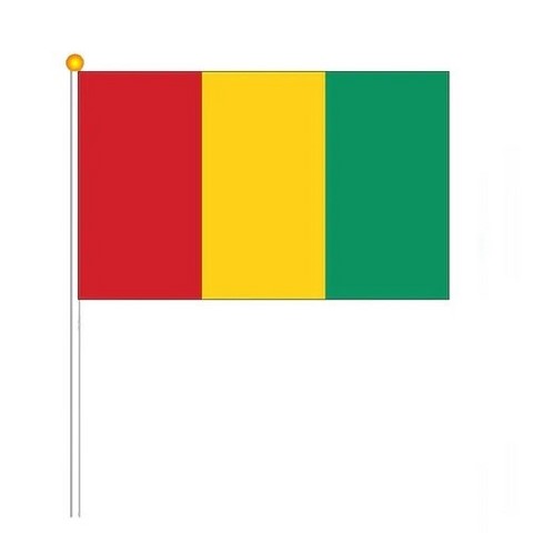 Drapeau main Guinée, Supporters, Fans, Football, Cameroun