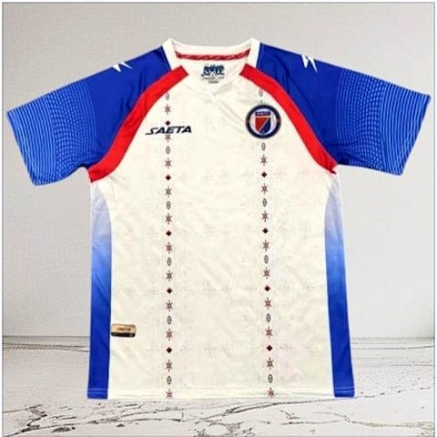 Maillot Football ​Haïti 2026, blanc, Jerseys soccer, Saeta, 