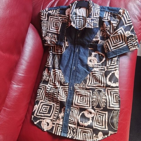 Vente et customisation de vêtements Hommes Tissus Pagne Wax en Ligne