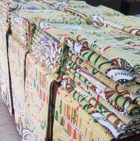 Tissu pagne wax du 8 mars officiel (la journée internationale de la femme au Cameroun)