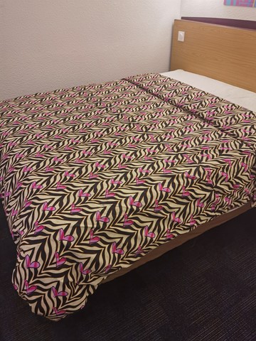 Duvet cover 220x240 in African wax loincloth fabric,