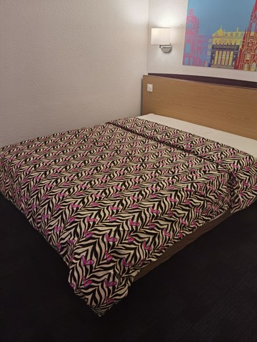 Duvet cover 220x240 in African wax loincloth fabric,