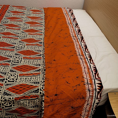 Housse de couette en tissu pagne wax