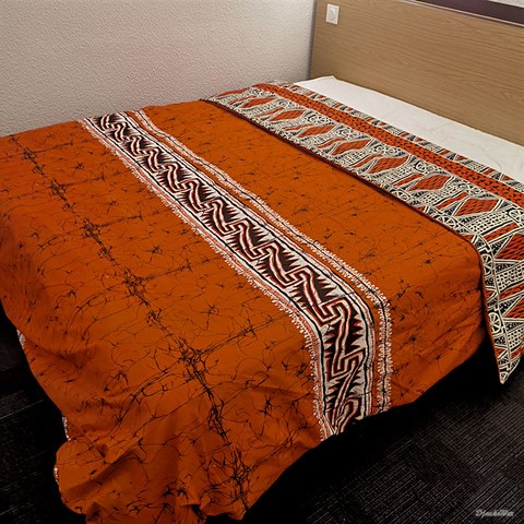 Housse de couette en tissu pagne wax