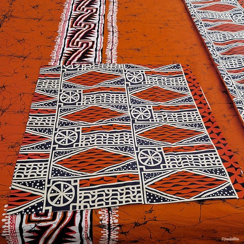 Housse de couette en tissu pagne wax