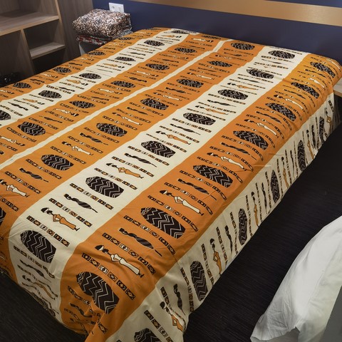 Housse de couette en tissu pagne wax