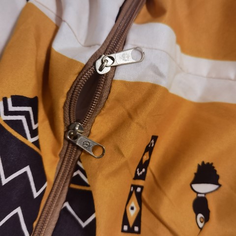 Housse de couette en tissu pagne wax