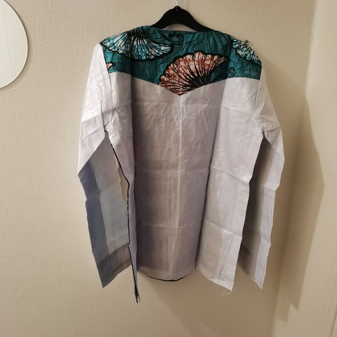 Ensemble homme en tissu pagne wax, djankawax, vêtements, couple, Cameroun,