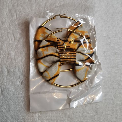 Sale Hoop Earrings and African Wax Loincloth Online,