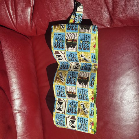 Porte papiers toilettes en tissu pagne wax, Djankawax Creation,