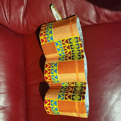 Toilet paper holder in wax loincloth fabric 1/2/4 compartments,