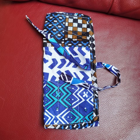 Porte couverts en tissu pagne wax Africain, Djankawax Creation,