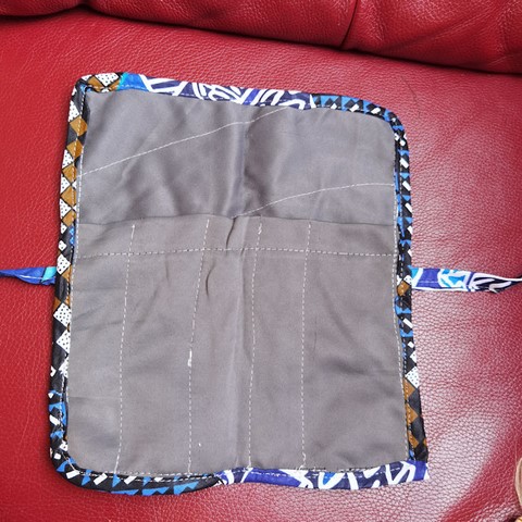 Porte couverts en tissu pagne wax Africain, Djankawax Creation,