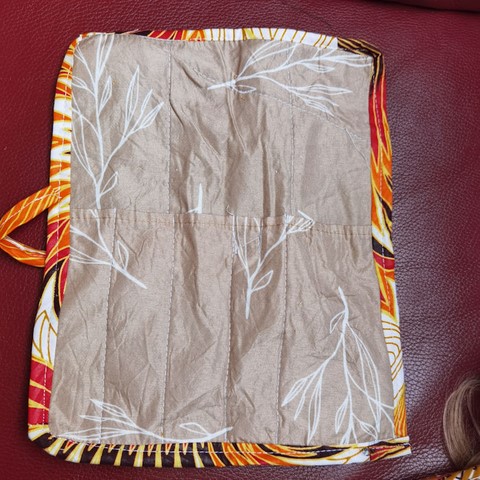 Porte couverts en tissu pagne wax Africain, Djankawax Creation,
