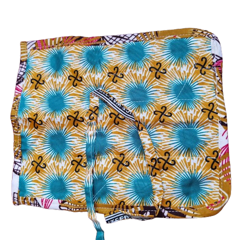 Toilet paper holder in wax loincloth fabric 1/2/4 compartments,