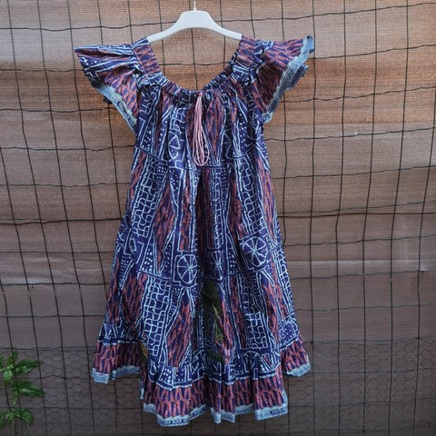 Robe femme, africaine, kaba, boubou en tissu pagne wax, Djankawax,