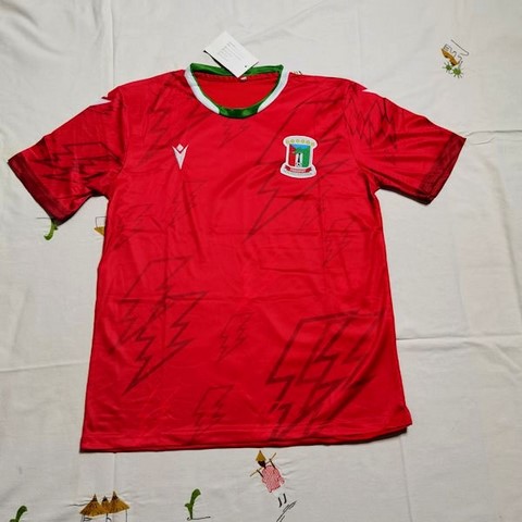 Ensemble Football Guinée équatoriale, Maillot + Short, jersey rouge, pays africains, Can, Caf Afrique,