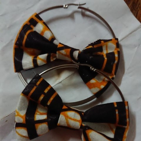 Sale Hoop Earrings and African Wax Loincloth Online,