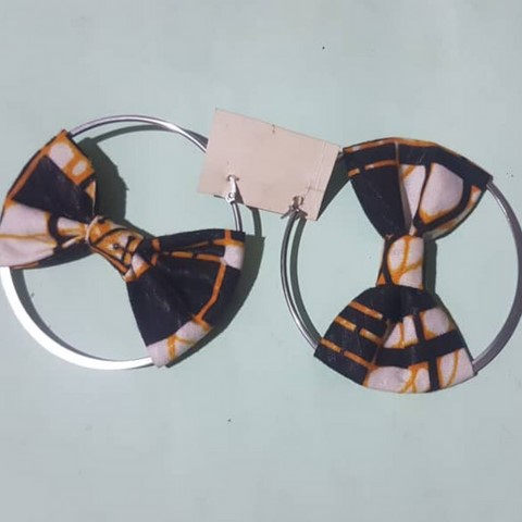 Sale Hoop Earrings and African Wax Loincloth Online,