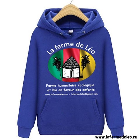 Sweat à capuche mixte à Personnaliser avec image