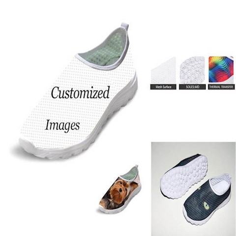 Chaussures en toile mixte à personnaliser par votre image,