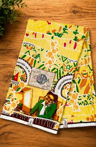 Tissu pagne wax du 8 mars officiel (la journée internationale de la femme au Cameroun)