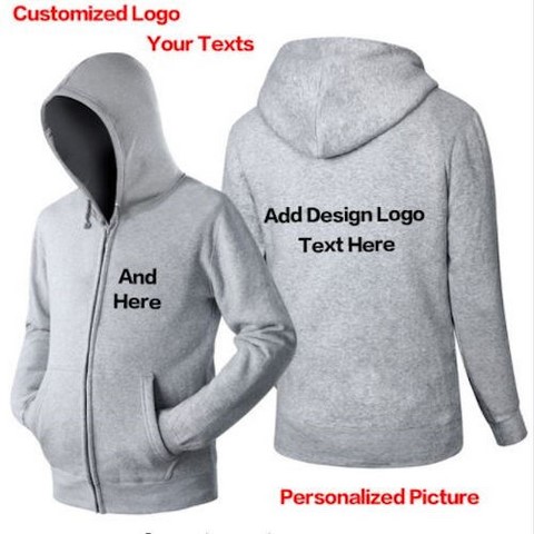 Sweat à capuche polaire Mixte à Personnaliser avec image et texte