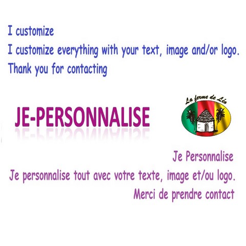 Personnalise,custom avec Photo, Logo en Ligne