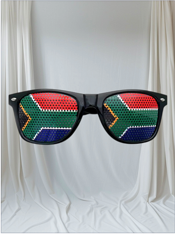 Lunettes de soleil, Drapeau national, supporters Cameroun,Self-adhesive stickers, temporary tattoo Cameroon,Drapeau main supporters Afrique du sud,