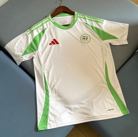 Maillot de Football blanc, Algérie, équipe nationale, drapeau, 