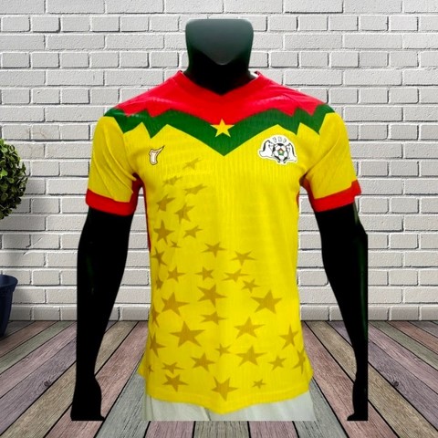 Maillot de Football Burkina Faso, ​jaune, Can, Caf, Afrique, Soccer, Africa, maillots pays africains,